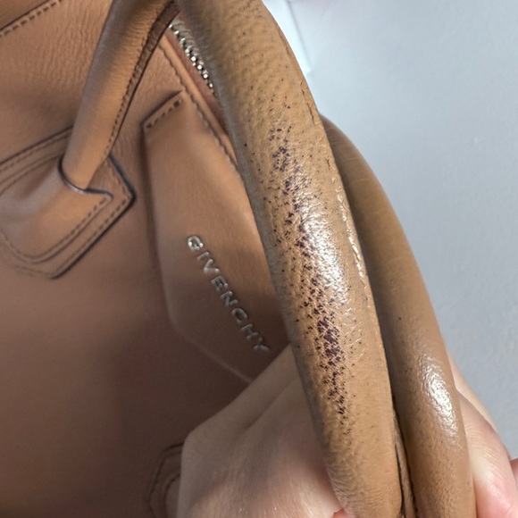 Givenchy Antigona Tan Leather Handbag - Picture 4 of 12